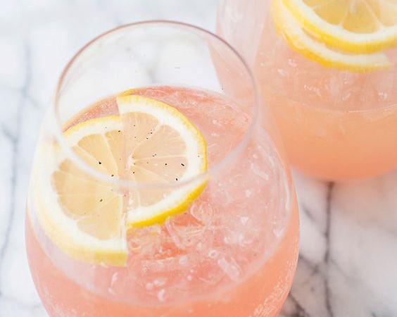 Pisco rhubarb fizz: something a little different